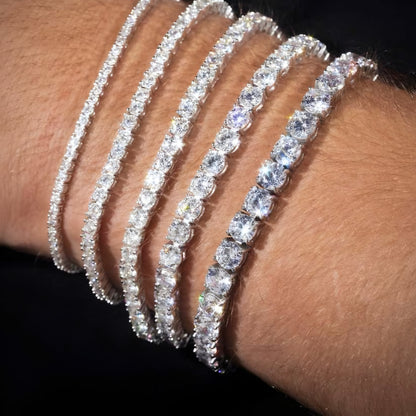 Moissanite - Tennis Bracelet 14K Gold