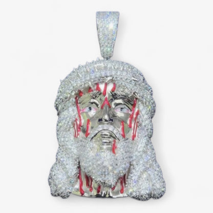 Moissanite - Blood Jesus 14K Gold