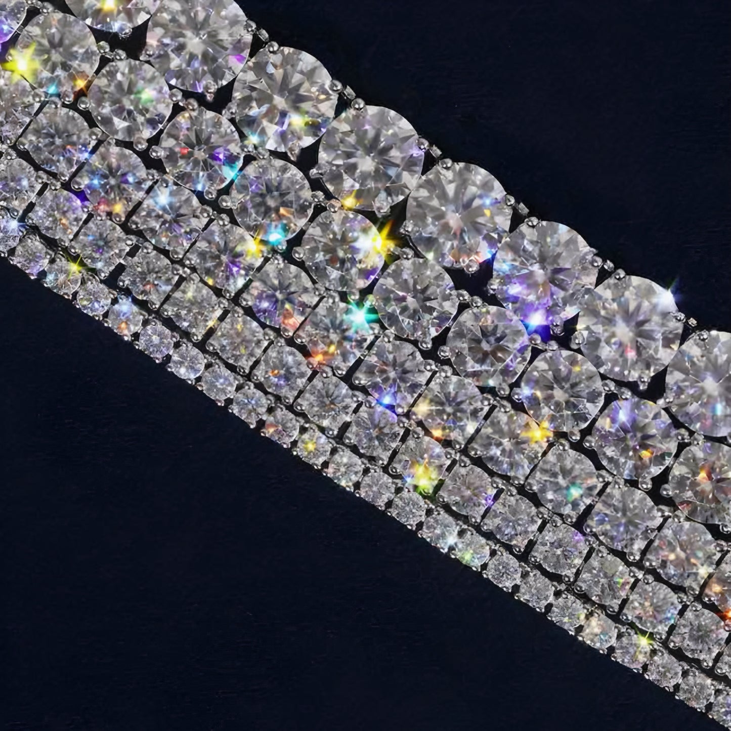 Moissanite - Tennis Chain 14K Gold