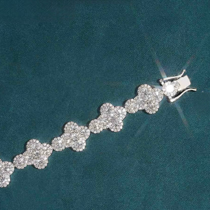 Moissanite - 12.5 Mm Bracelet Tennis 14K Gold